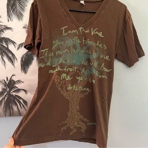 Brown American Apparel Tshirt